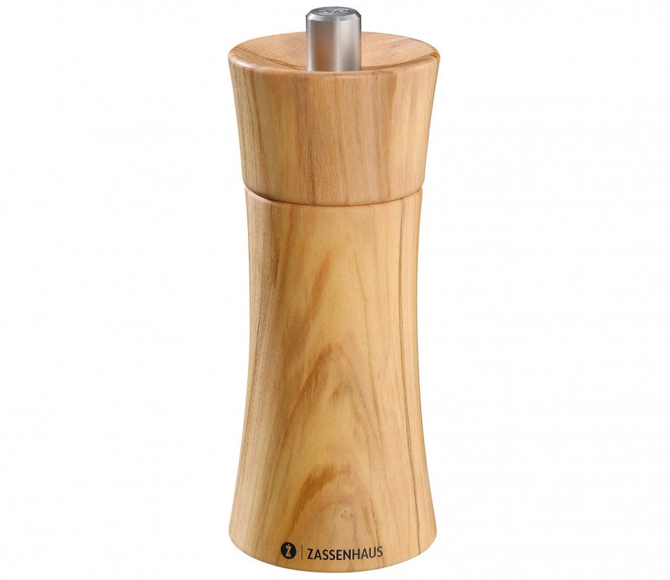 SM-Zassenhaus "Frankfurt" Olivenholz 14cm+300g SALZ